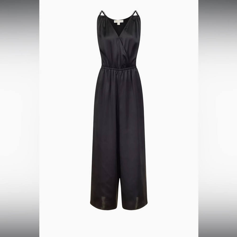Stunning Michael Kors Black Silk Jumpsuit – Brand New!